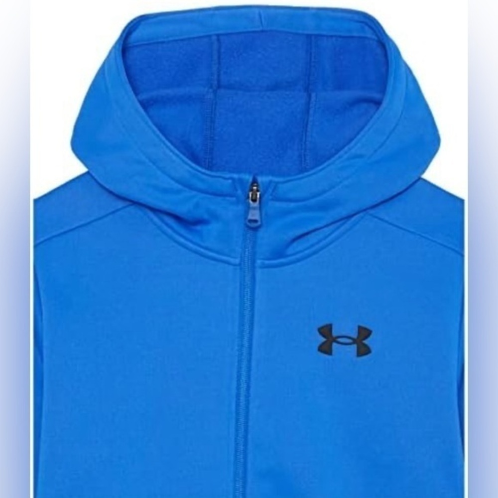 under armour royal blue zip up hoodie sweatshirt jacket size youth medium